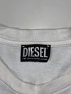 Diesel White Pocket Tee — Logo Print Detail (L)