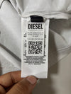 Diesel White Pocket Tee — Logo Print Detail (L)