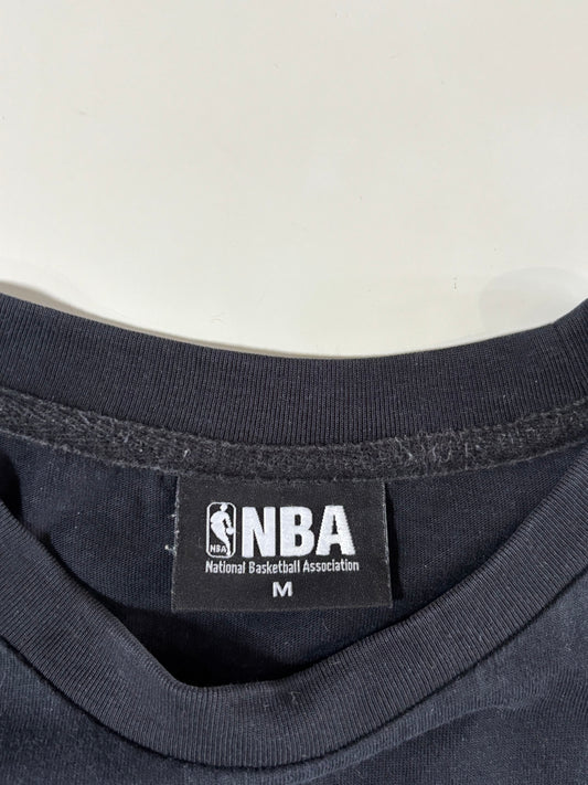 NBA Golden State Warriors Black Tee — Bridge Logo Graphic (L)