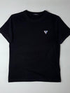 Guess LA Black Tee  Iridescent Triangle Logo (S)
