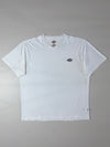 Dickies White Tee — Classic Embroidered Logo (2XL)