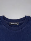 Buckaroo Navy Tee — Wolf Head Embroidered Patch (M)