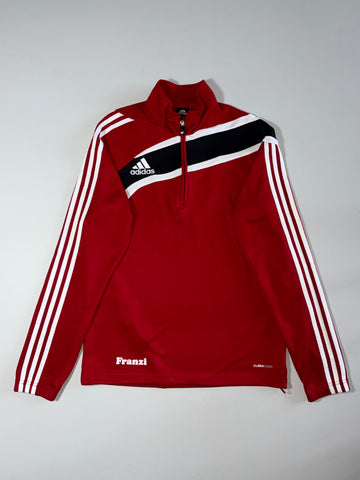 Adidas ClimaCool Quarter-Zip Training Top – Red/Black/White  (M)