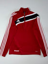 Adidas ClimaCool Quarter-Zip Training Top – Red/Black/White  (M)