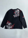 Vintage | Demon Graphic Longsleeve Tee Black | (2XL)