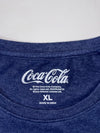Coca-Cola Navy Tee  Vintage Santa “Holidays Are Coming” Graphic (2XL)