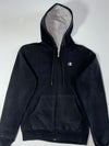 Champion Eco Authentic Full-Zip Hoodie – Black (S/M)