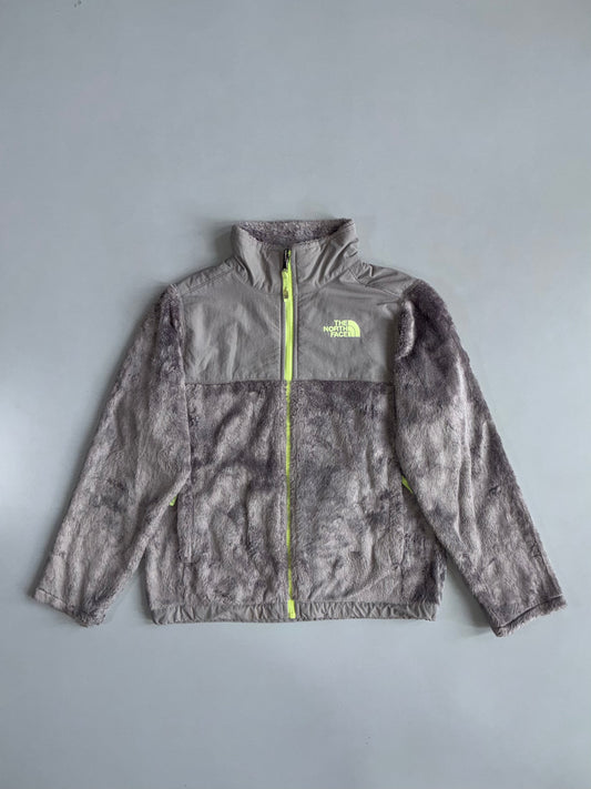 The North Face | Denali Fleece Jacket Grey/Neon | (XS)