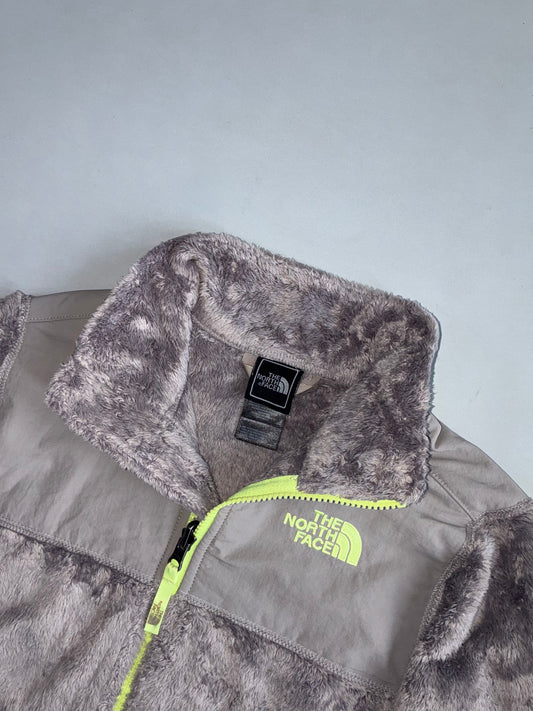 The North Face | Denali Fleece Jacket Grey/Neon | (XS)