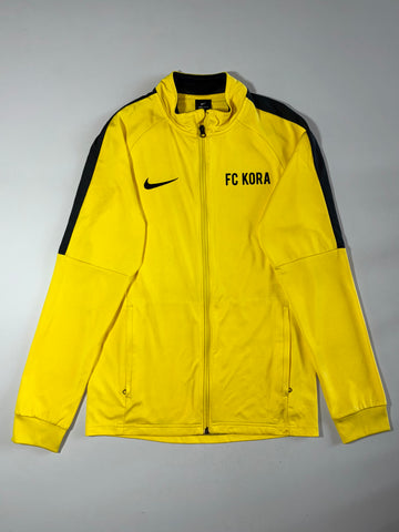 Nike Dri-Fit FC Kora Track Jacket – Yellow/Black (S)