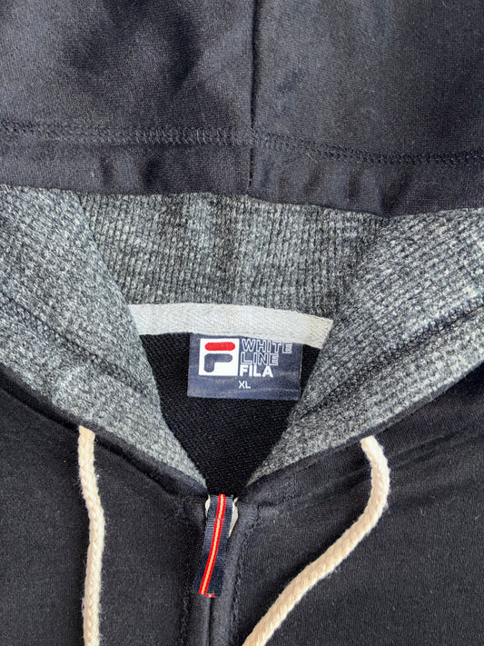 Fila | Zip Hoodie Black | (S)