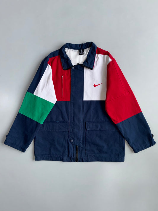 Nike | Colorblock Jacket Navy/Red/White | (M)