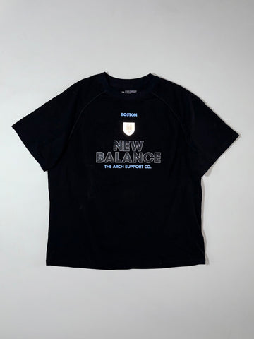 New Balance Black Tee “Boston / The Arch Support Co.” Graphic, (M)