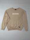 Dickies Beige Crewneck Sweatshirt  Classic Logo Print (XL)
