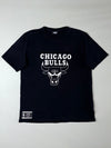 NBA Chicago Bulls Black Tee Bull Head Logo Graphic (XL)