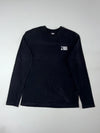 NBA Black Embroidered Logo Long Sleeve T-Shirt (L)