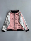 Sukajan | Reversible Floral Bomber Jacket Black/Pink | (M)