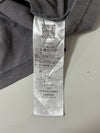 Asics Grey Vintage Tee  Retro Stitched Logo Print (M)