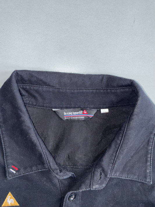 Le Coq Sportif | Long Sleeve Polo Black | (M)