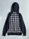 Roots | Plaid Beaver Hoodie Black/Grey | (S/M)