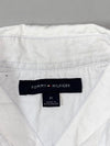 Tommy Hilfiger White Full Sleeve Button-Up Shirt (S/M)