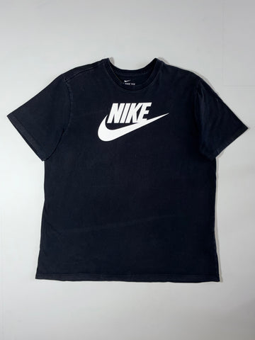 Nike Swoosh Faded Black T-Shirt (L)
