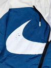 Nike Swoosh Colorblock Hooded Windbreaker – Navy/White/Black (XL)
