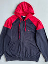 Fila | Colorblock Zip Hoodie Navy/Red | (XL)