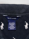 Ralph Lauren Black All-Over Pony Print Polo – Women’s (XS)