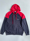 Fila | Colorblock Zip Hoodie Navy/Red | (XL)