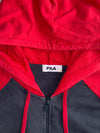 Fila | Colorblock Zip Hoodie Navy/Red | (XL)
