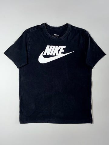 Nike Swoosh Faded Black T-Shirt (L)