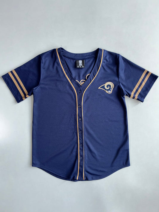 NFL | Los Angeles Rams Baseball Jersey Navy | (M)
