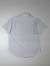 Lacoste Regular Fit Grey Micro-Check Short Sleeve Button-Up Shirt (XL)