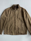 Flying Eagle | Suede Harrington Jacket Brown | (M)