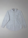 Ralph Lauren Blue & White Striped Oxford Button-Down Shirt (XS)