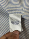 Ralph Lauren Blue & White Striped Oxford Button-Down Shirt (XS)
