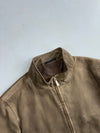 Flying Eagle | Suede Harrington Jacket Brown | (M)