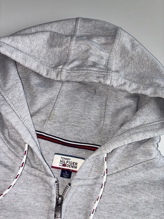 Tommy Hilfiger Denim Spellout Zip Hoodie (XL)