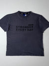 Reebok “Stronger Every Day” Charcoal Grey Graphic T-Shirt (XL)