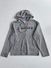 Lacoste Sport Grey Zip-Up Hoodie (XL)