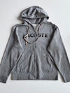 Lacoste Sport Grey Zip-Up Hoodie (XL)