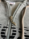Lacoste Sport Grey Zip-Up Hoodie (XL)