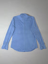 Ralph Lauren Knit Oxford Sky Blue Long Sleeve Button-Down Shirt (S)