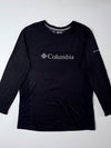 Columbia Omni-Wick Black Performance Long Sleeve Logo T-Shirt (XL)