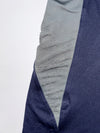 Adidas Navy Blue & Grey 3-Stripes Performance Polo Shirt (XL)