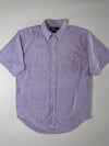 Polo Ralph Lauren Blake Purple Oxford Short Sleeve Button-Down Shirt (L)