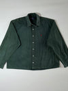 Polo Ralph Lauren Blaire Dark Green Cotton Long Sleeve Button-Up Shirt (3XL)