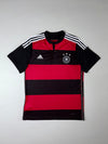 Adidas Germany National Team ClimaCool Red & Black Striped Football Jersey (L)