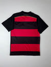 Adidas Germany National Team ClimaCool Red & Black Striped Football Jersey (L)